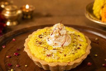 Pineapple Barfi Tart